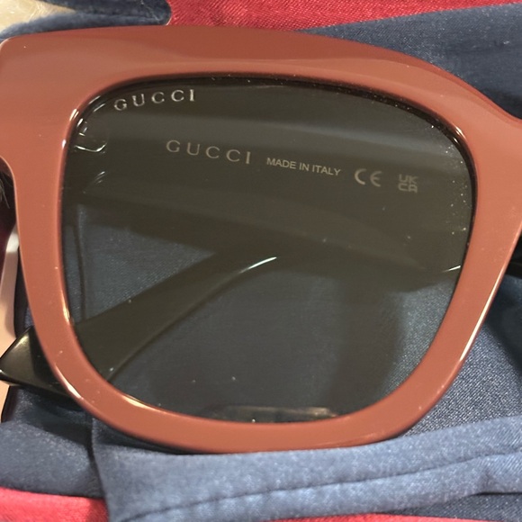 Gucci GG0998S Sunglasses Brown/Black in Case EUC - Picture 12 of 14